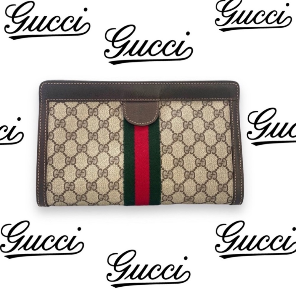 ❗️SOLD❗️Gucci Ophidia 11” 🌺Clutch 🌺Crossbody🌺FAB 🌺Great cond NO BAD ODORS💯 - Picture 16 of 17